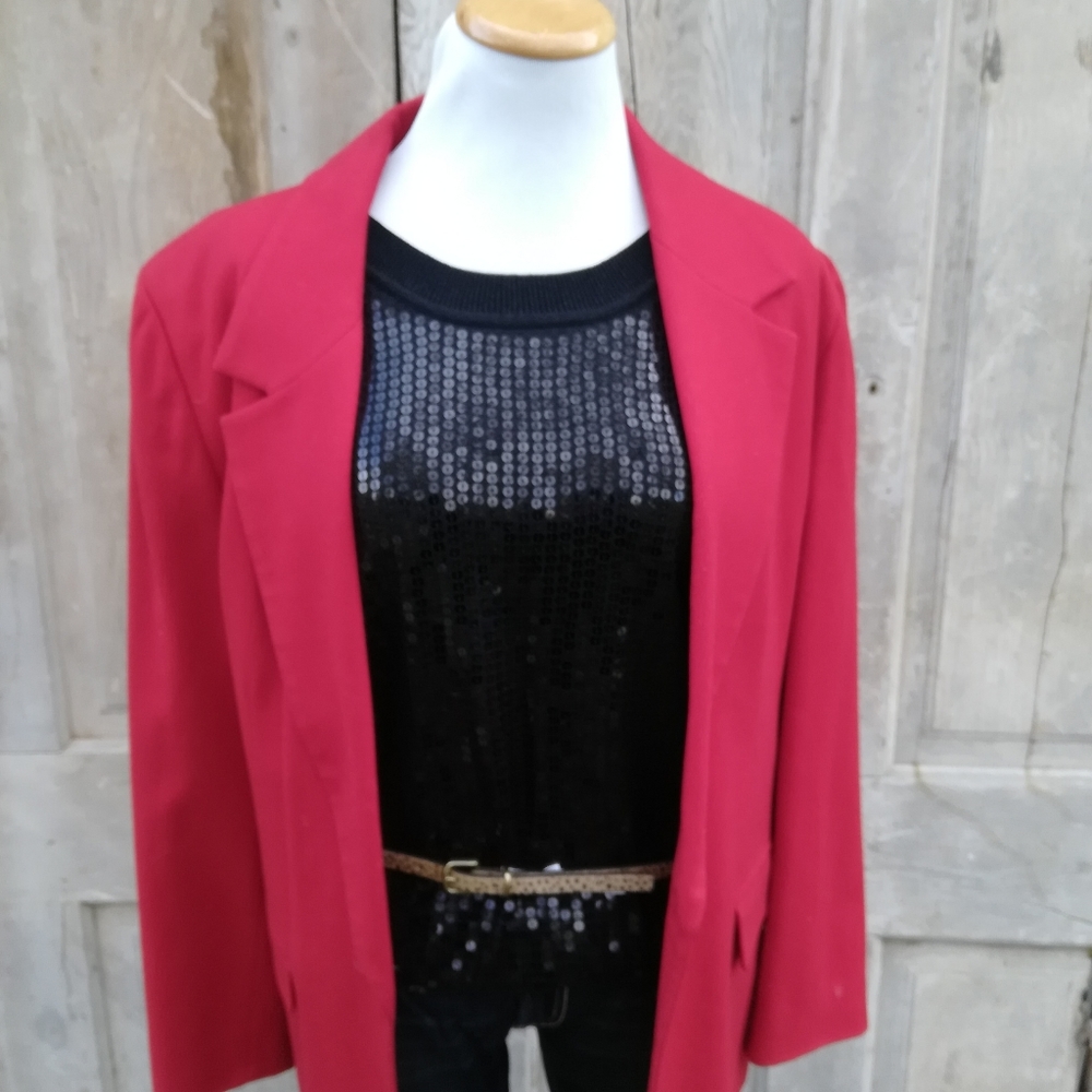 Vintage Red Wool Pendleton Blazer